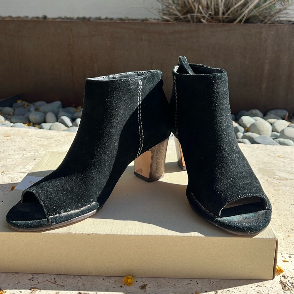 Clarks Cushion Plus Open-Toed Booties - image 1